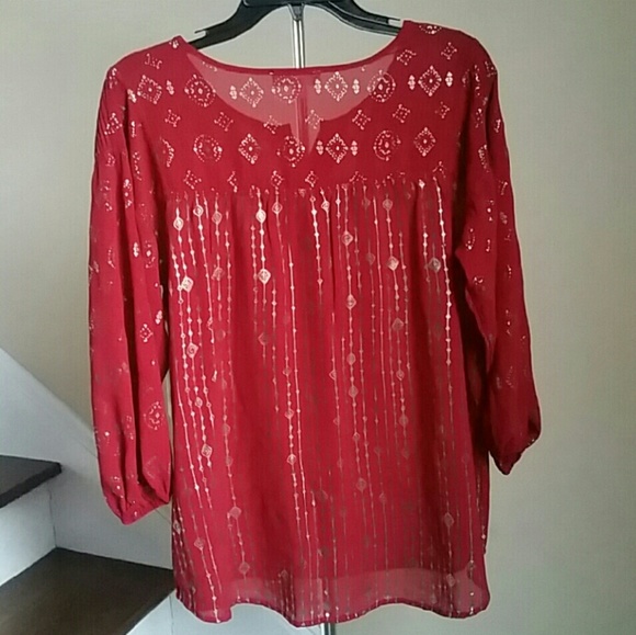 Nurture 3/4 Sleeve Blouse - Picture 7 of 7