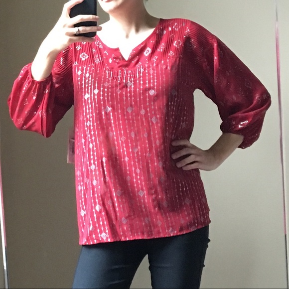 Nurture 3/4 Sleeve Blouse - Picture 2 of 7