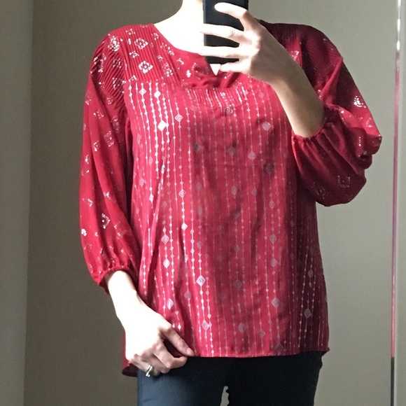Nurture 3/4 Sleeve Blouse - Picture 4 of 7