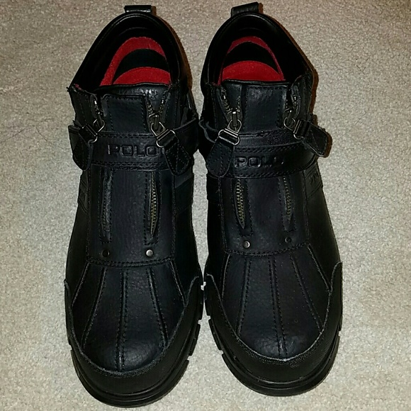 Black Polo Boots **BRAND NEW**