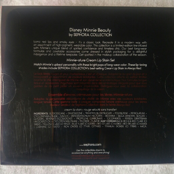 Sephora Minnie Mouse lip cream set - Picture 2 of 3