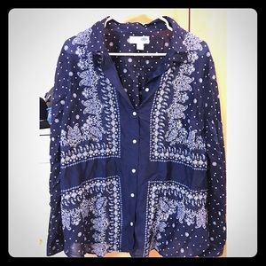 OLD NAVY Bandana Shirt