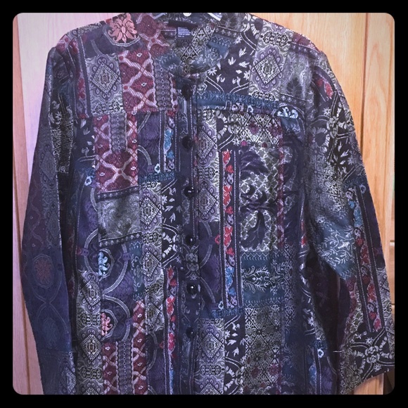 Beautiful Maggie Barnes Tapestry Coat EUC