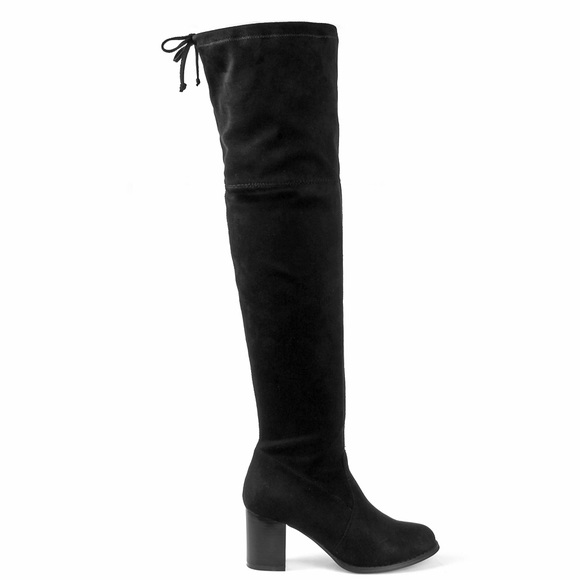 Black Over The Knee Boots