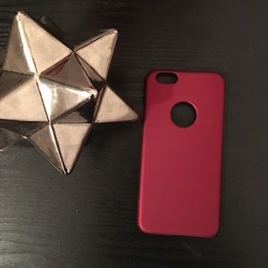 Wine Red Matte iPhone 6/6s case