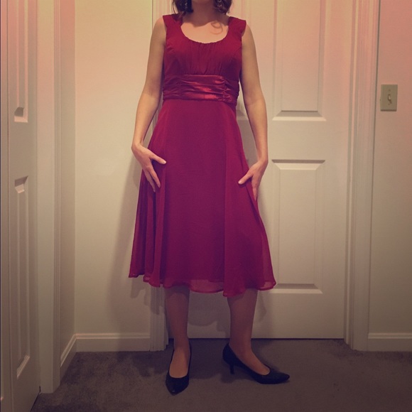 Connected Apparel. Formal red dress