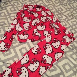 Hello Kitty Flannel Pajamas