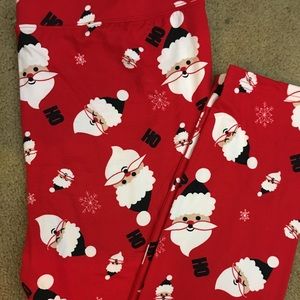 Santa leggings size 1X