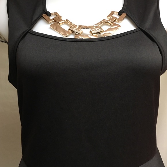 NWOT Velvet Room size large black dress - Picture 3 of 4