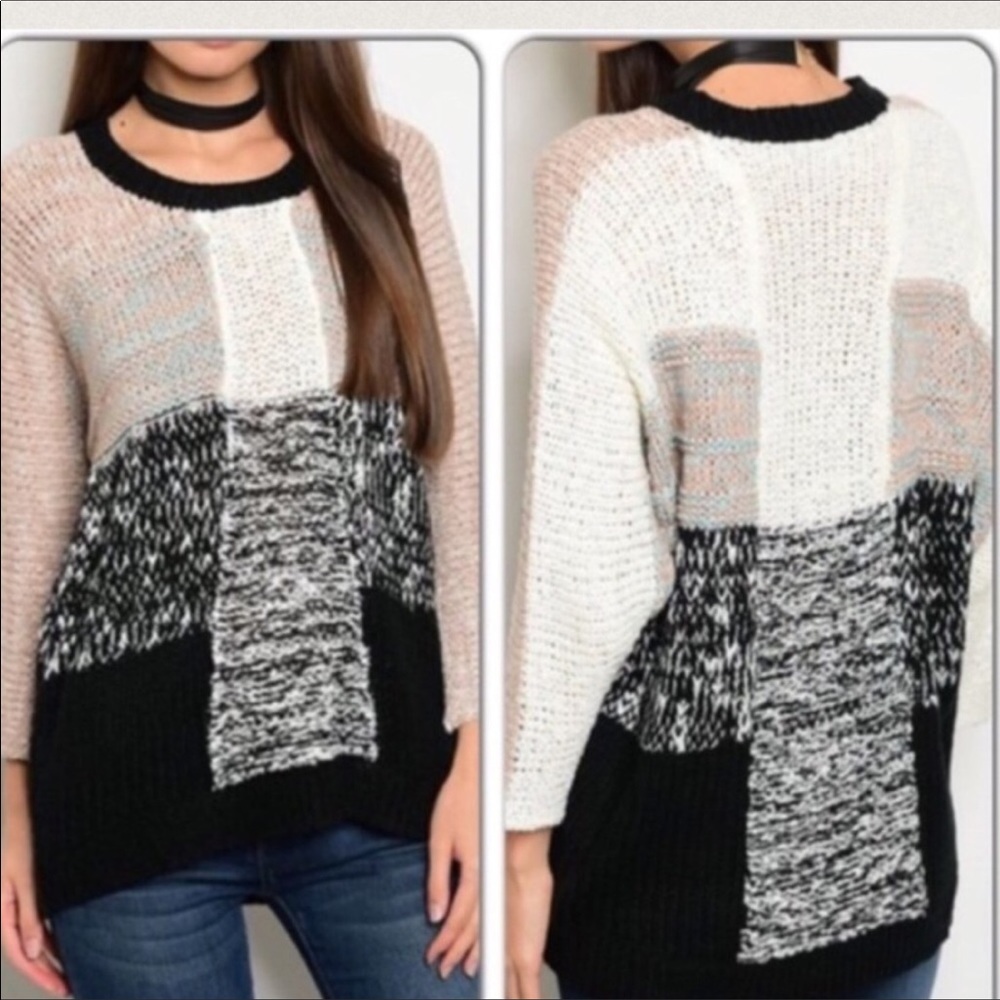 ‼️3 for $25‼️scoop neck sweater quarter sleeve - Picture 1 of 3