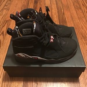 AIR JORDAN 8 RETRO BLK/VRSTY RD-WHITE-BRGHT CNCRD