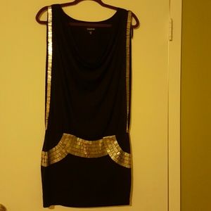 bebe mini black dress