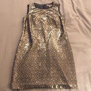 Banana Republic sparkle shift dress