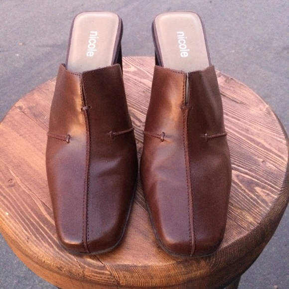 Nicole Open Back Heels