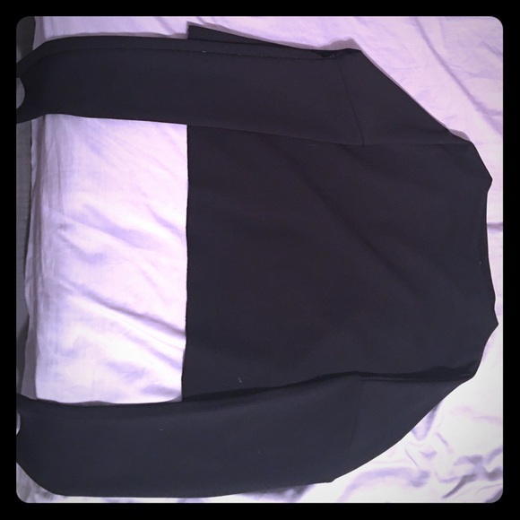 Misguided Crop Top Long Sleeve