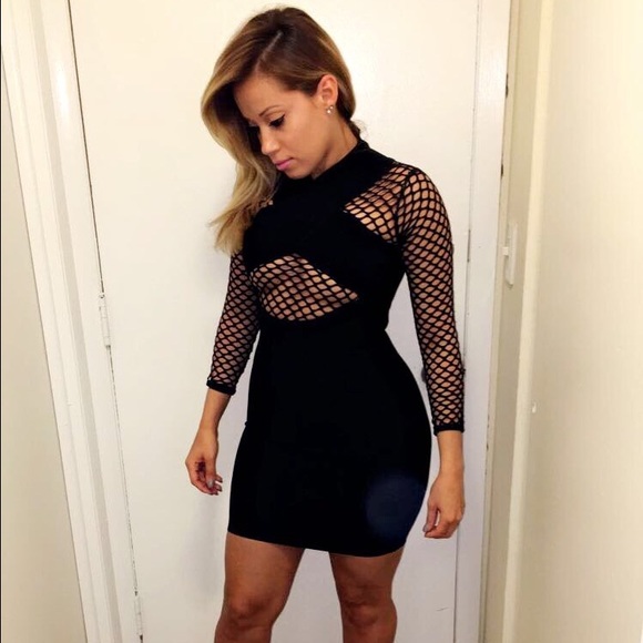 Bandage black dress