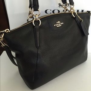 coach kelsey small black