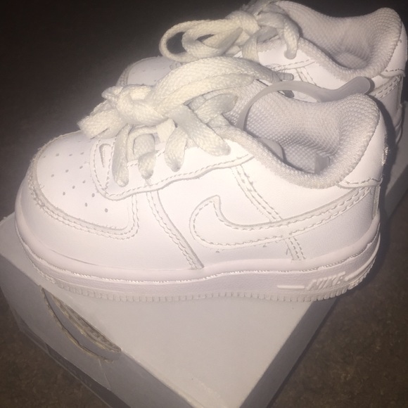 White Nike Air Forces