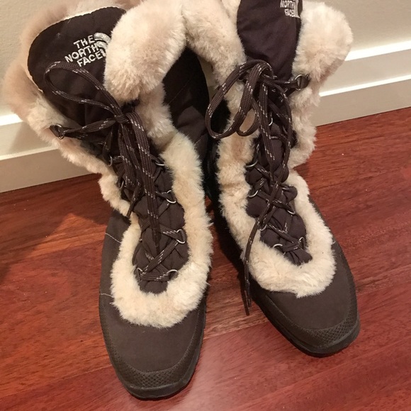 North Face Snow Boots- Brown US 7
