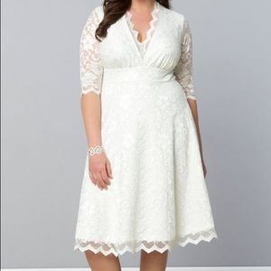 Kiyonna Wedding Belle Dress, Size 2x