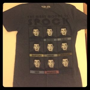 Star Trek T Shirt Small The Many Faces of Spock