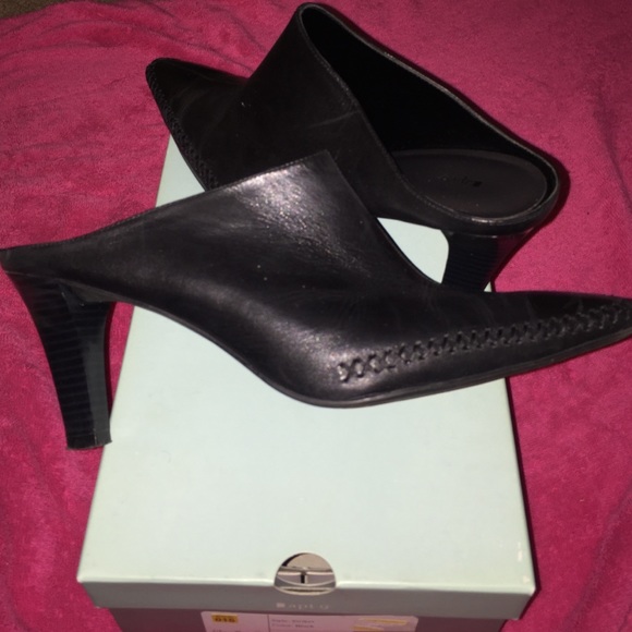 Black booties size 11