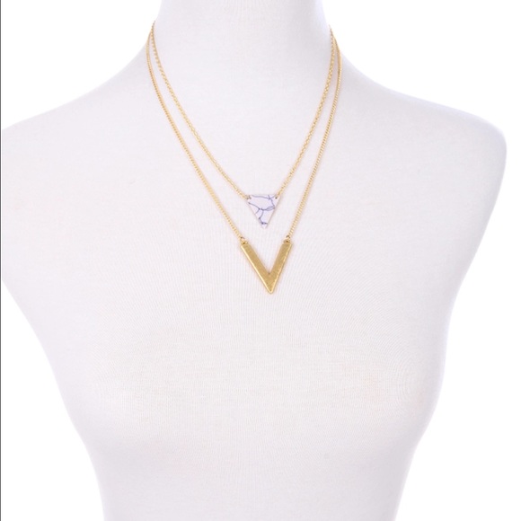 Triangle Necklace - Picture 2 of 4