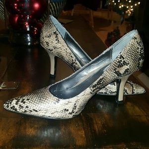 Snakeskin heels