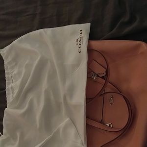 Coach pink satchel