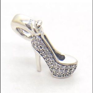 Authentic Pandora Sterling Silver Dangle heel