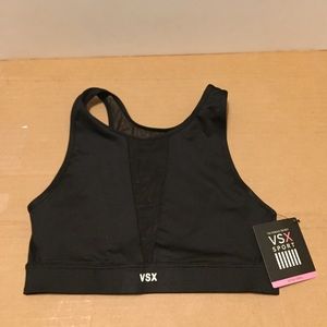 Victoria's Secret VSX black mesh sports bra