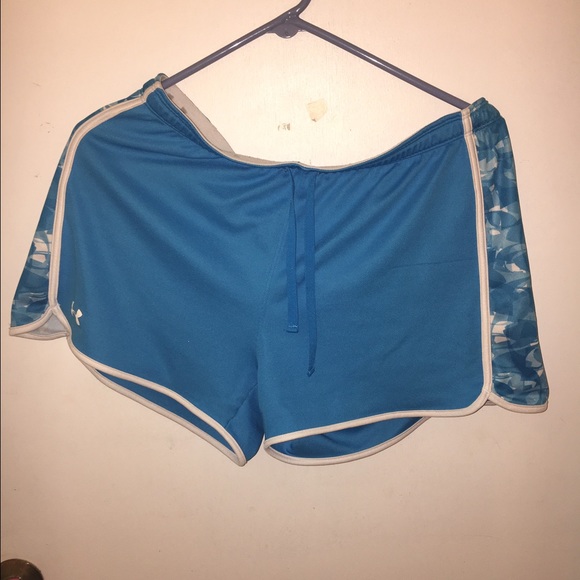Under Armor blue work out shorts - Picture 1 of 1