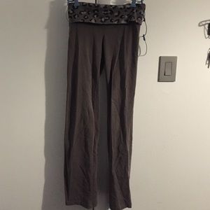 Victoria secret grey and cheetah xs yoga pants
