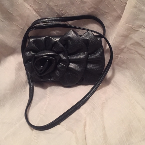 💫NWOT Giannini black faux leather mini bag