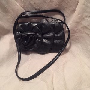 💫NWOT Giannini black faux leather mini bag