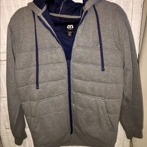 Matix full zip jacket slate grey