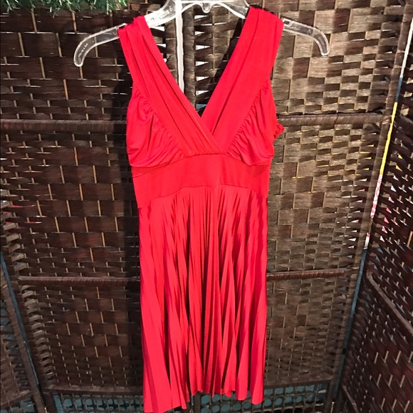 Red Silk Dress