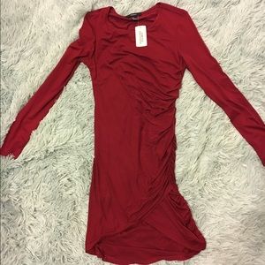 Red Forever 21 bodycon dress