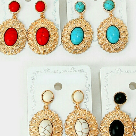 Natural Stone Earings