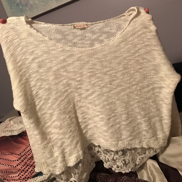 Off the shoulder sweater