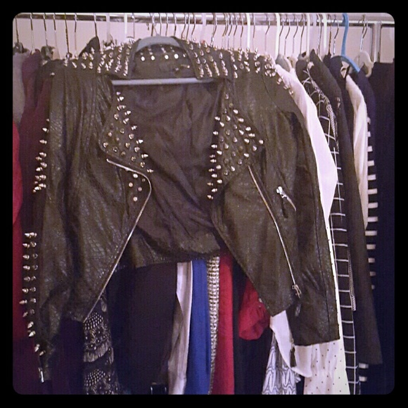 Spiked Leather Jacket