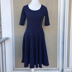 LuLa Roe Navy Blue Dress