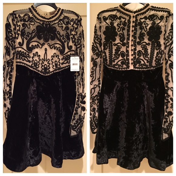 Free People ginger meadow fit & flare mini dress - Picture 2 of 4