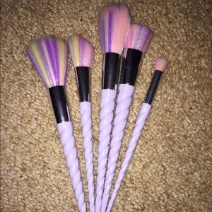 Unicorn Makeup Brushes 🦄✨