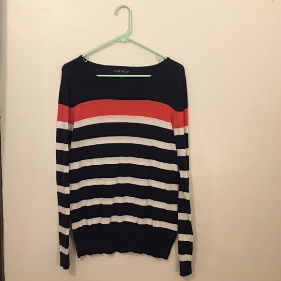 Forever21 Striped Cardigan