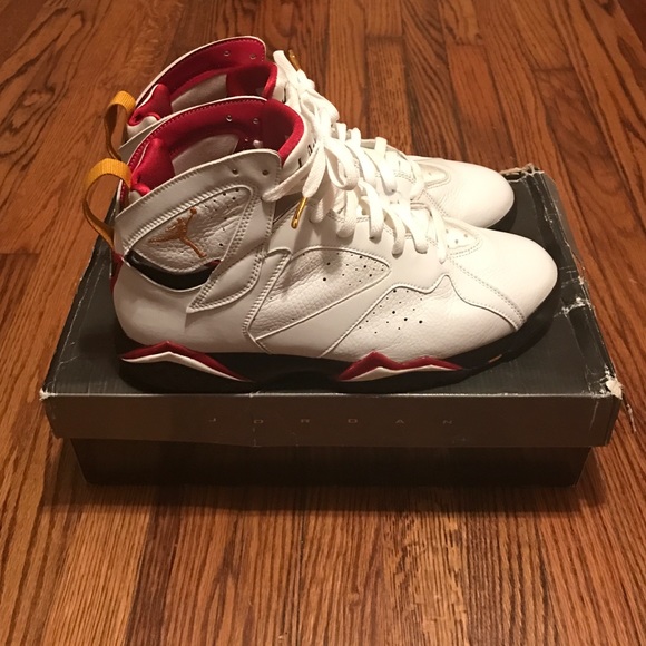 AIR JORDAN 7 RETRO WHITE/BLACK-CARDINAL RED-BRONZE
