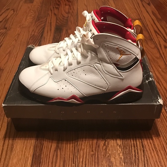 AIR JORDAN 7 RETRO WHITE/BLACK-CARDINAL RED-BRONZE