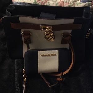 Michael Kors Hamilton purse and wallet