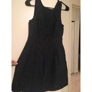 Navy blue lace dress