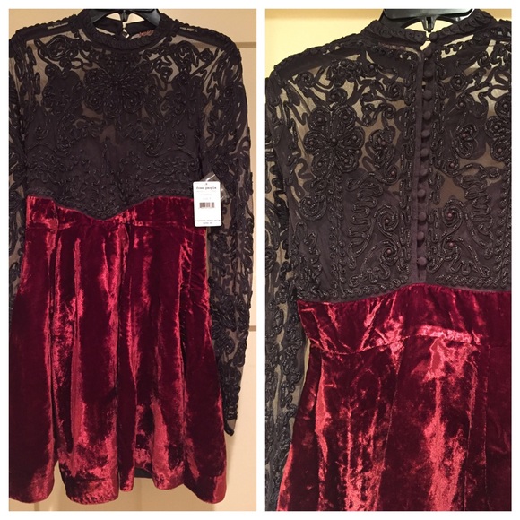 Free People ginger meadow fit & flare mini dress - Picture 3 of 4
